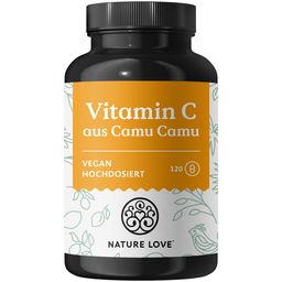 NATURE LOVE® Camu Camu Extrakt Kapseln - natürliches VitaminC - 120 Kapseln 640mg Camu Camu Extrakt