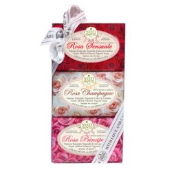 Nesti Dante Seife Le Rose - 3er Geschenk-Set (Limitierte Auflage)
