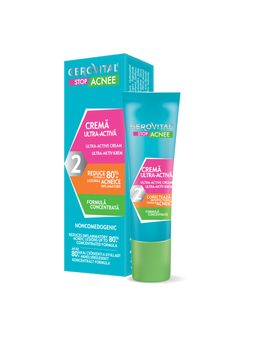 Gerovital Ultra-Aktive Anti-Akne Creme mit Salicylsäure, 15 ml