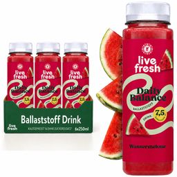 LiveFresh Ballaststoff Drink – Wassermelone