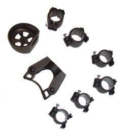 Stockhalter für Rollstuhl und Rollator Set für Gehstöcke,Gehhilfen und Krücken