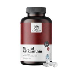 HealthyWorld Natürliches Astaxanthin 160 mg „Königskarotinoid“