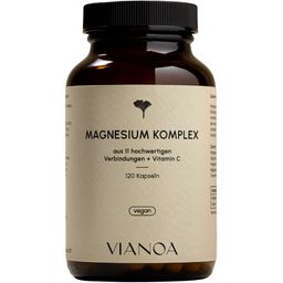 VIANOA Magnesium Komplex – 11 Magnesiumformen + Vitamin C & Calcium