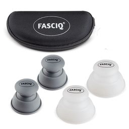 FASCIQ® EasyPush, Triggerpoint Schröpfkopf Set, lokal cuppen