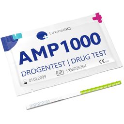 LuxmedIQ Drogenschnelltest für Amphetamin - Urin Drogentest Speed Pep - Cutoff 1.000 ng/mL