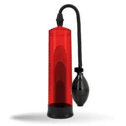 Penispumpe mit Pumpball - Rot - Lovelyness