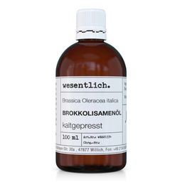wesentlich. Brokkolisamenöl, kaltgepresst