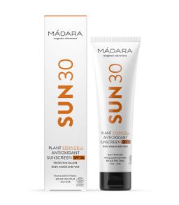 MÁDARA Organic Skincare | Plant Stem Cell Antioxidant Body Sunscreen SPF30