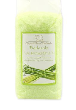 Badesalz Badezusatz Lemongras mit Bio Schafmilch
