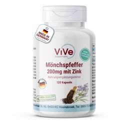 Vive Supplements | Mönchspfeffer mit Zink - Schluckfreundlich