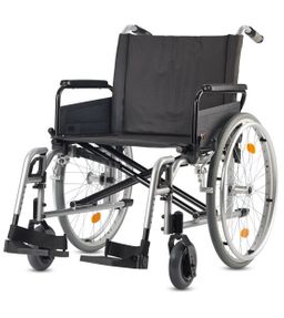 Bischoff & Bischoff Pyro Light XLSondergrößen-Rollstuhl mit Seitenteil lang, belastbar bis 170 kg