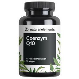 natural elements Coenzym Q10 – 200mg/Kapsel – 120 Kapseln – 4 Monate Reichweite – hochwertiges Q10