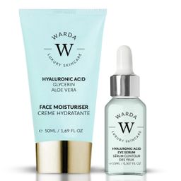 Warda skincare Hyaluron Tagescreme & Serum Set