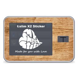 MySweetStitch | Tandem t:slim X2 Sticker | Wood Cherry