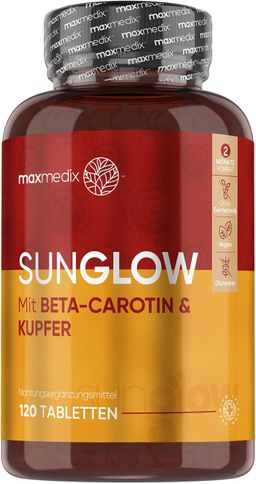 maxmedix Sunglow Tabletten mit Beta Carotin