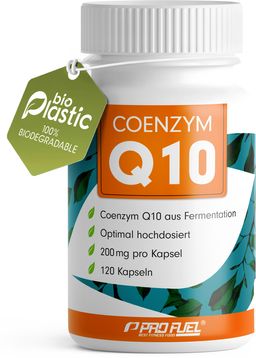 ProFuel - Q10 Kapseln hochdosiert 120x mit 200mg Coenzym Q10 pro Kapsel