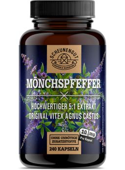 Scheunengut® Mönchspfeffer | hochdosierter 5:1 Extrakt Vitex Agnus Castus
