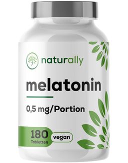 naturally Melatonin | bioaktive Melatonintabletten hochdosiert, ohne Zusätze