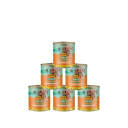 FIETE Hühnerragout mit Reis, Preiselbeeren und Leinöl - Nassfutter für Hunde