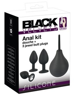 Black Velvets - Analset mit Dusche - 4-teiliges Set