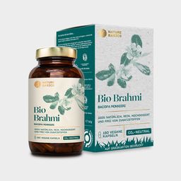 NATURE BASICS® - Bio Brahmi Vegan im Braunglas