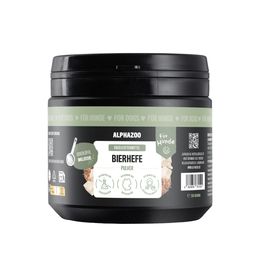 alphazoo Bierhefe Pulver für Hunde – Hefe mit Biotin