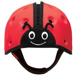 reer SafeHeadBaby Babyhelm Marienkäfer, Kopfschutz, Rot
