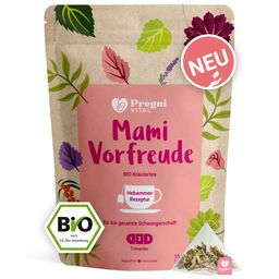 Mami Vorfreude BIO Schwangerschaftstee für die gesamte Schwangerschaft - von PregniVital®
