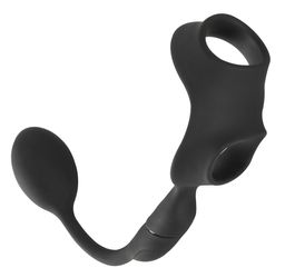Rebel - Penisring mit Analplug