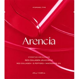 ARENCIA Rote Kollagen Gelee Hydrogel-Maske