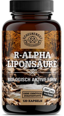 Scheunengut® R Alpha Liponsäure | natürlich gewonnen aus Fermentation | vegan und hoch bioverfügbar