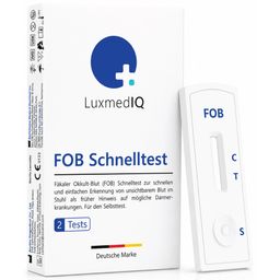 LuxmedIQ Darmkrebs Test für Zuhause – Schnelltest auf Okkultes Blut im Stuhl – FOB Test
