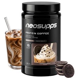 Neosupps Protein Coffee Cookies & Cream, 500g, Proteinpulver mit Kaffee, Proteinshake