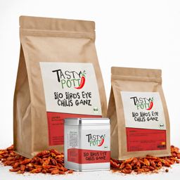 TASTY-POTT Tasty Pott Bio Birds Eye Chilis ganz, getrocknet - im Beutel