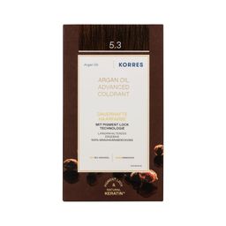 KORRES Arganöl - Hochentwickelte Haarcoloration Hellbraun Gold 5.3