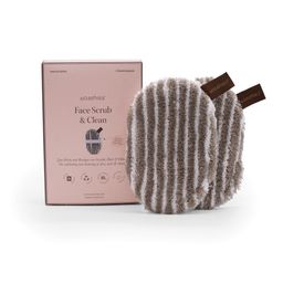 waschies Face Peeling-Pad Scrub & Clean 2er Set
