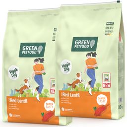 Green Petfood with Red Lentil