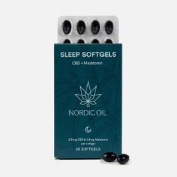Nordic Oil CBD Softgels mit Melatonin
