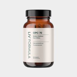LIV OPC Kapseln | 360mg pflanzliche Antioxidantien aus Traubenkernen
