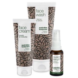 Australian Bodycare Set für juckende und sehr trockene Haut im Gesicht