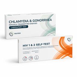 Chlamydien-, Gonorrhoe- & HIV-Test - Vaginaltest - STI - The Tester