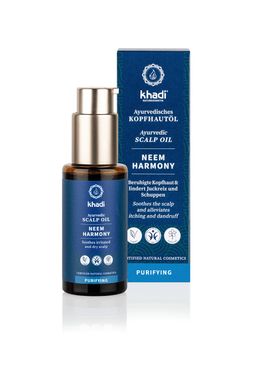 khadi ayurvedisches Kopfhautöl Neem Harmony