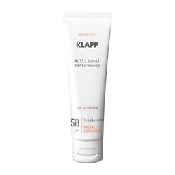 Klapp, Multi Level Performance Sun Protection Triple Action Facial Sunscreen 50 SPF