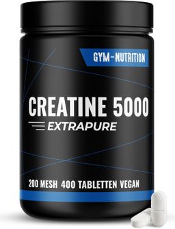 Gym Nutrition Creatin Giga Tabs Hochdosiert - 400 Tabletten - 200 Mesh Qualität - 80 Tage Vorrat