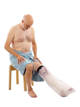 LIMBO Dusch- und Badeschutz für Gipsverbände, Bein, für Erwachsene