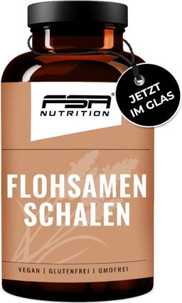 FSA NUTRITION Flohsamenschalen Psyllium Husk 180 Kapseln im Glas