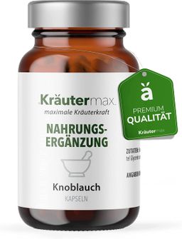 Kräutermax Knoblauch Kapseln mit 500 mg Knoblauch Öl Mazerat