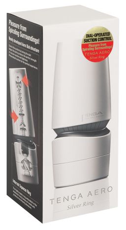 TENGA - Aero Silver Ring - Masturbator