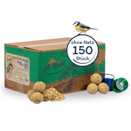 Lyra Pet® Meisenknödel aus der Alb-Mühle ohne Netz Vollkorn & Nuss à 85 g + 2 Spender