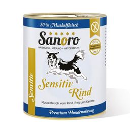 Sanoro - Sensitiv Rind Menü mit Reis* und Karotte*